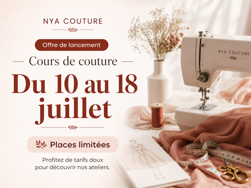 Offre découverte - Cours de couture adultes