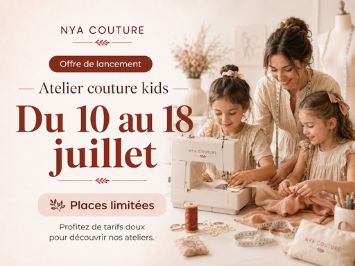 Offre découverte - Atelier couture enfants et ados